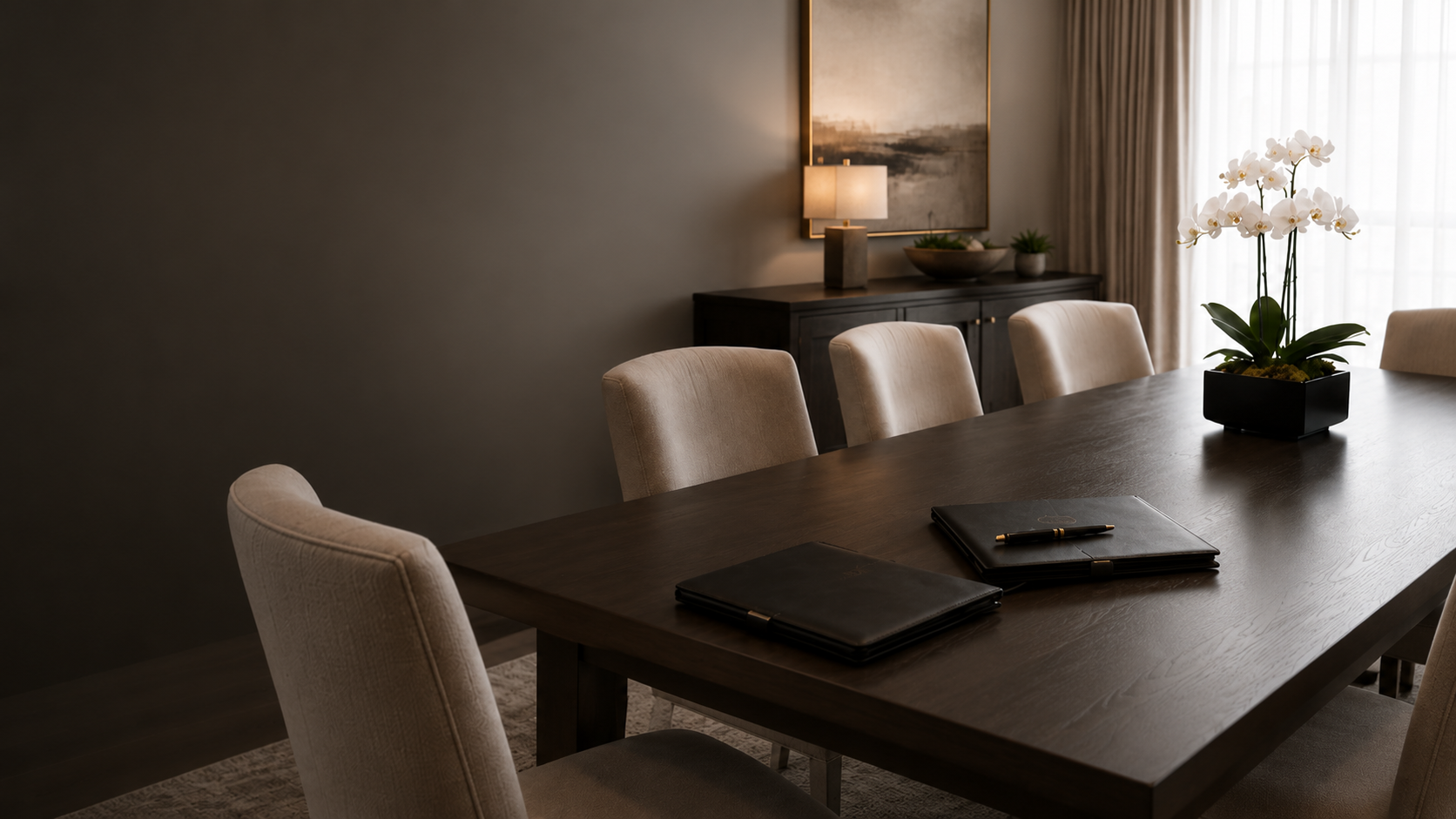 Private client services meeting room in Naples, Florida
